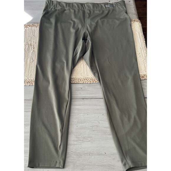 Grunt Style Army Green Pull On Leggings Pants Sz XXXL Non Compression - Picture 1 of 8
